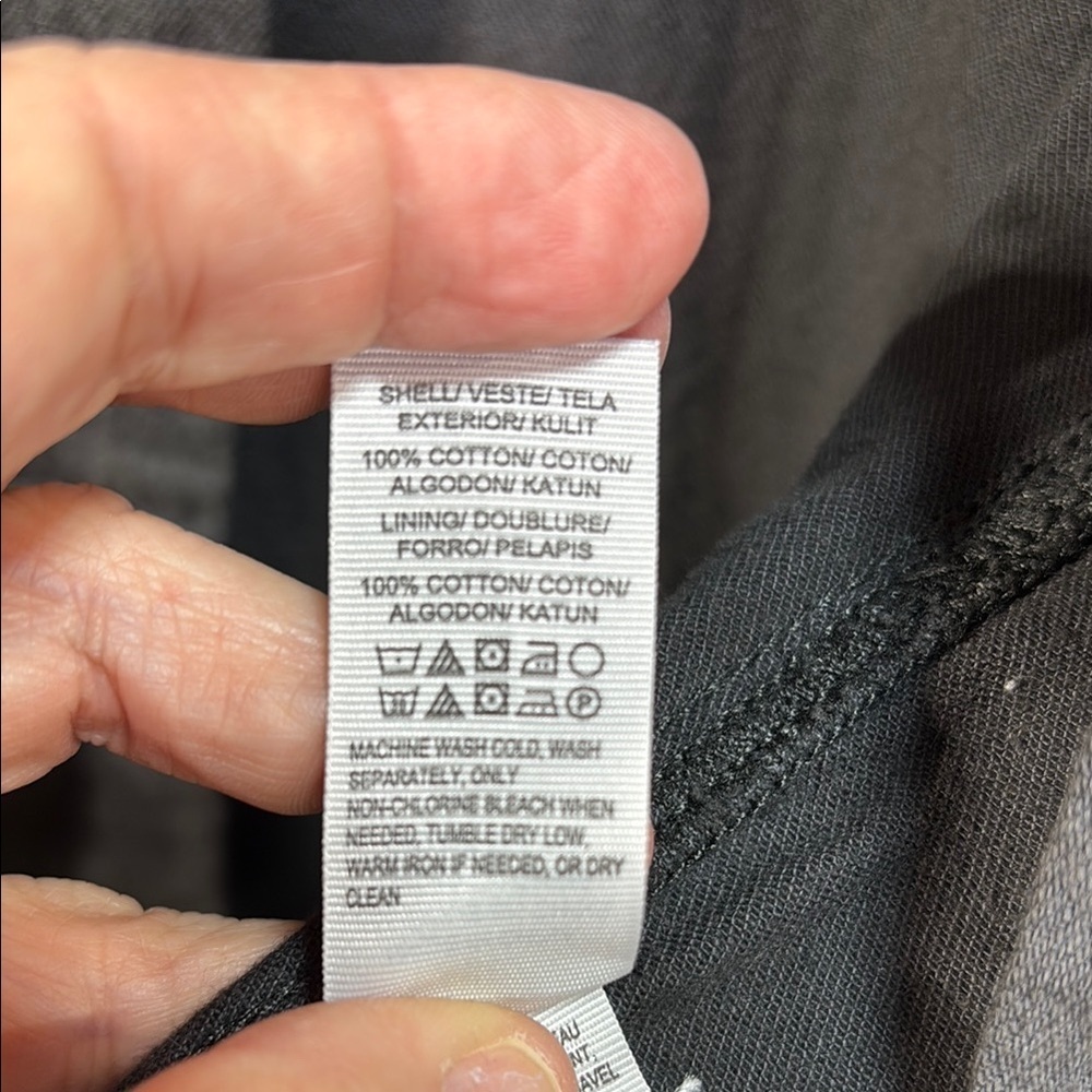 🏕️Lucky Brand off Black chore shirt Jacket - Picture 4 of 5